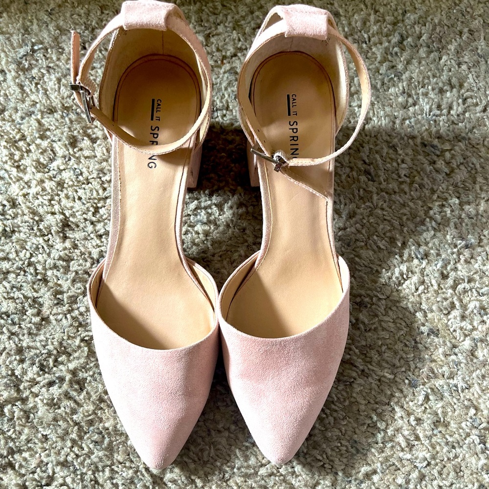 Block Heel, ankle-strap pump